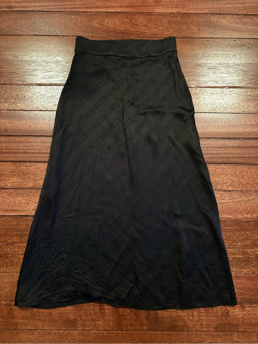 Sandro Black Midi Skirt